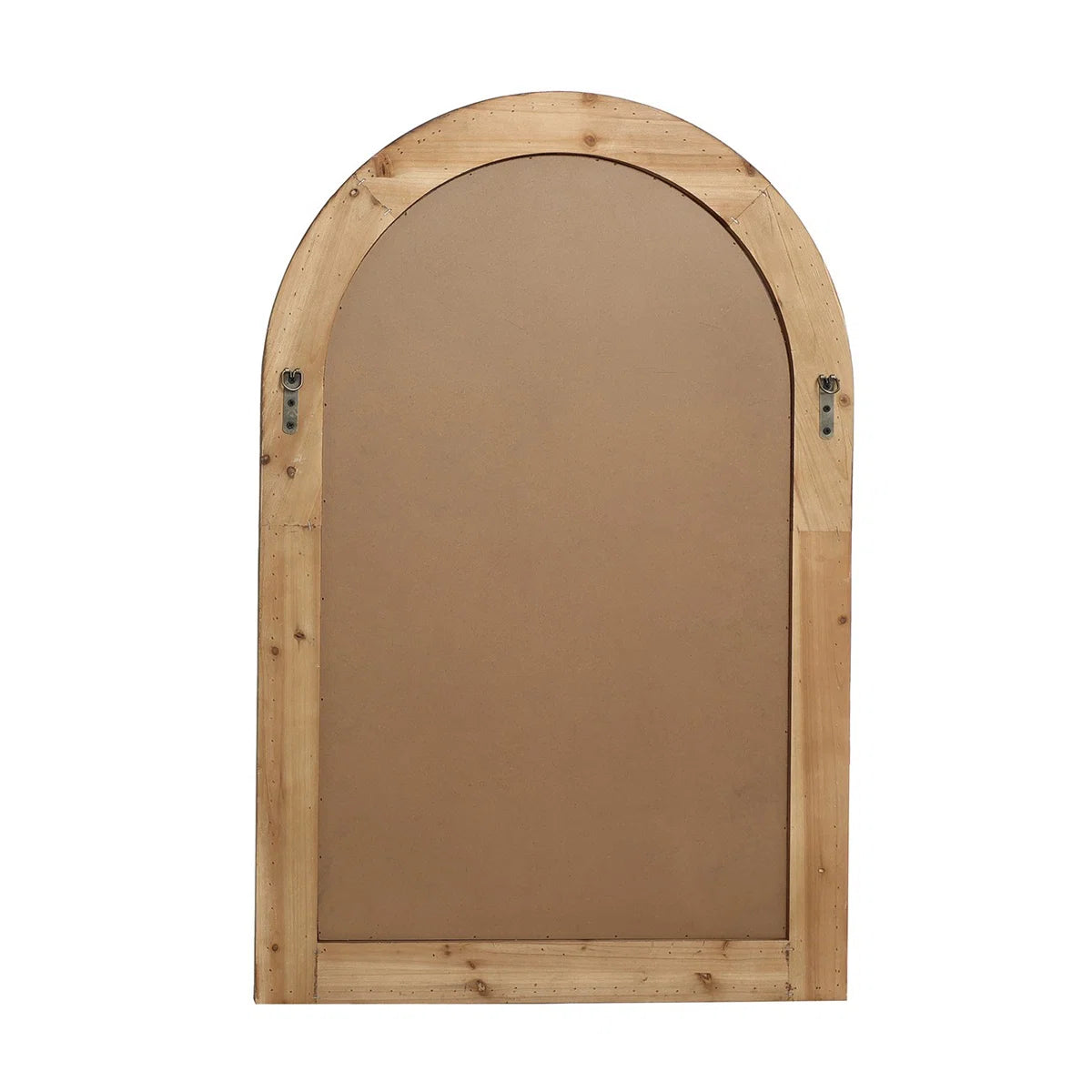 Jerri Wood Framed Arch Window Wall Mirror, Farmhouse Decor Accent