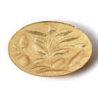 Golden Hammered Trays - Set of 3