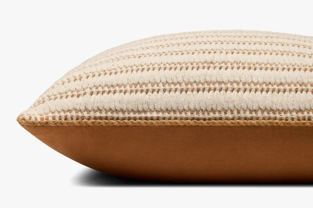 PAL0059 Callahan Natural / Amber - 24'' x 24'' / Down-Filled