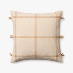 PAL0060 Lainey Natural / Amber - 24'' x 24'' / Down-Filled