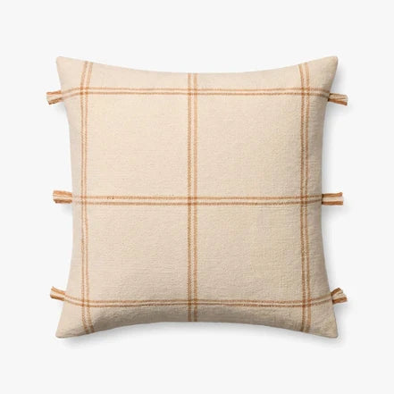PAL0060 Lainey Natural / Amber - 24'' x 24'' / Down-Filled