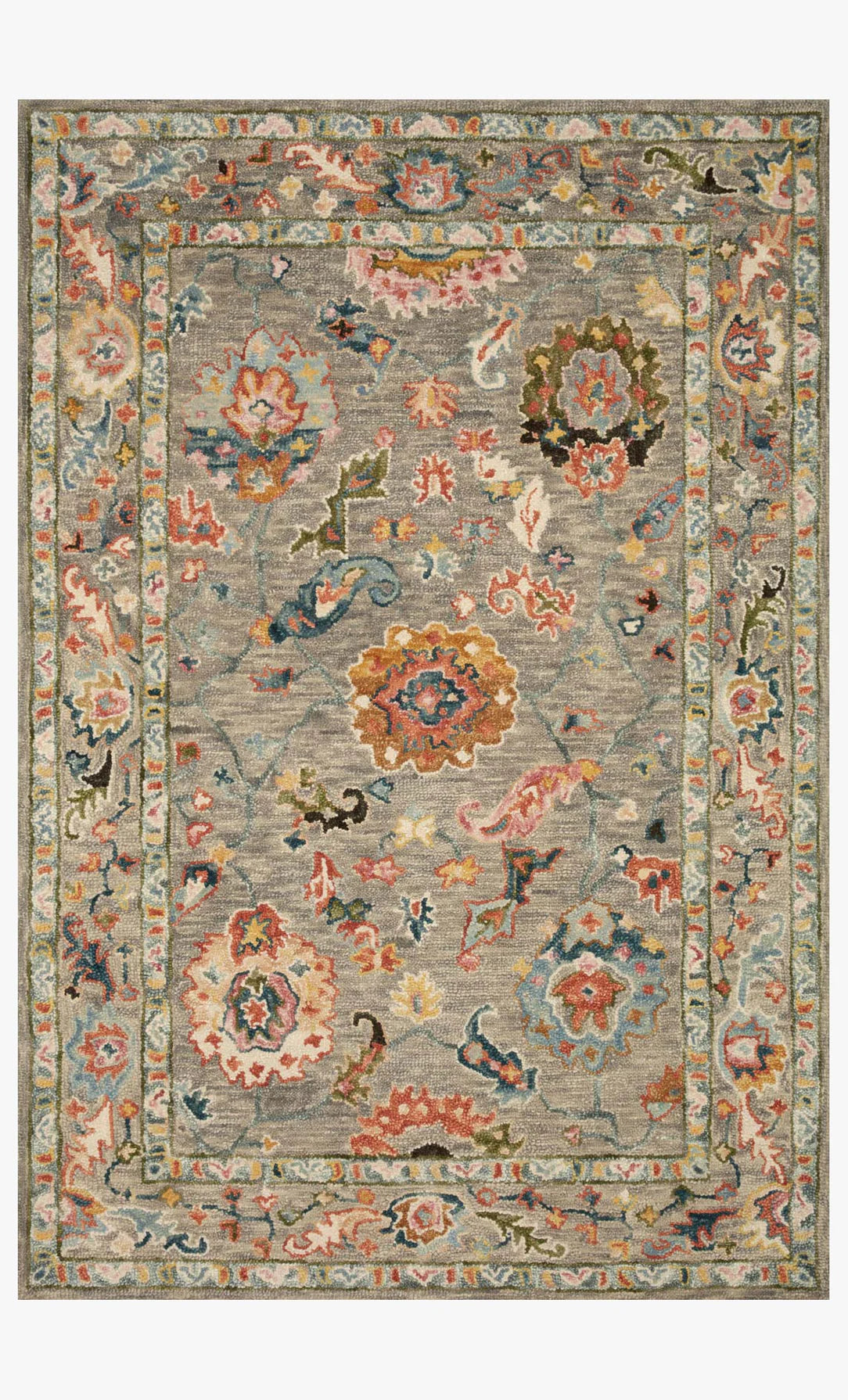 PMA-01 Grey / Multi Rug