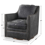 Inclination Swivel/Glider - Charcoal Gray