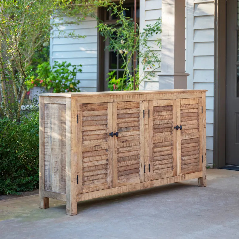 Aged Shutter Console