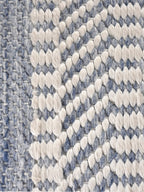 Seaside Stripe Oversized Handwoven Stool
