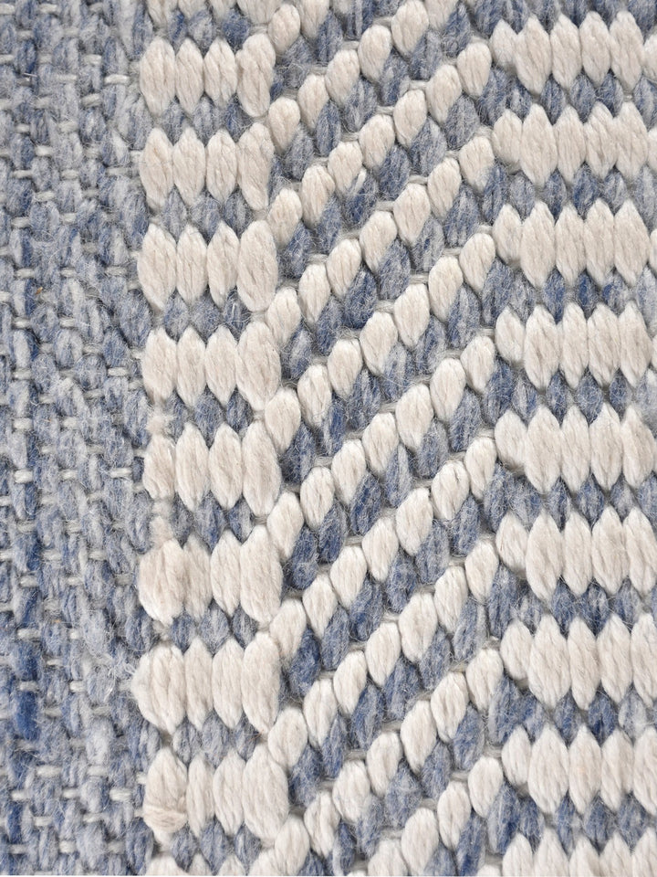 Seaside Stripe Oversized Handwoven Stool