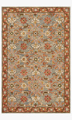 VK-10 Slate / Terracotta Rug