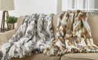 Rabbit Fur Throw 50 x 60