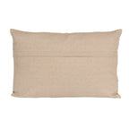 Cotton Velvet Embroidered Pillow with Palm Trees & Chambray Back