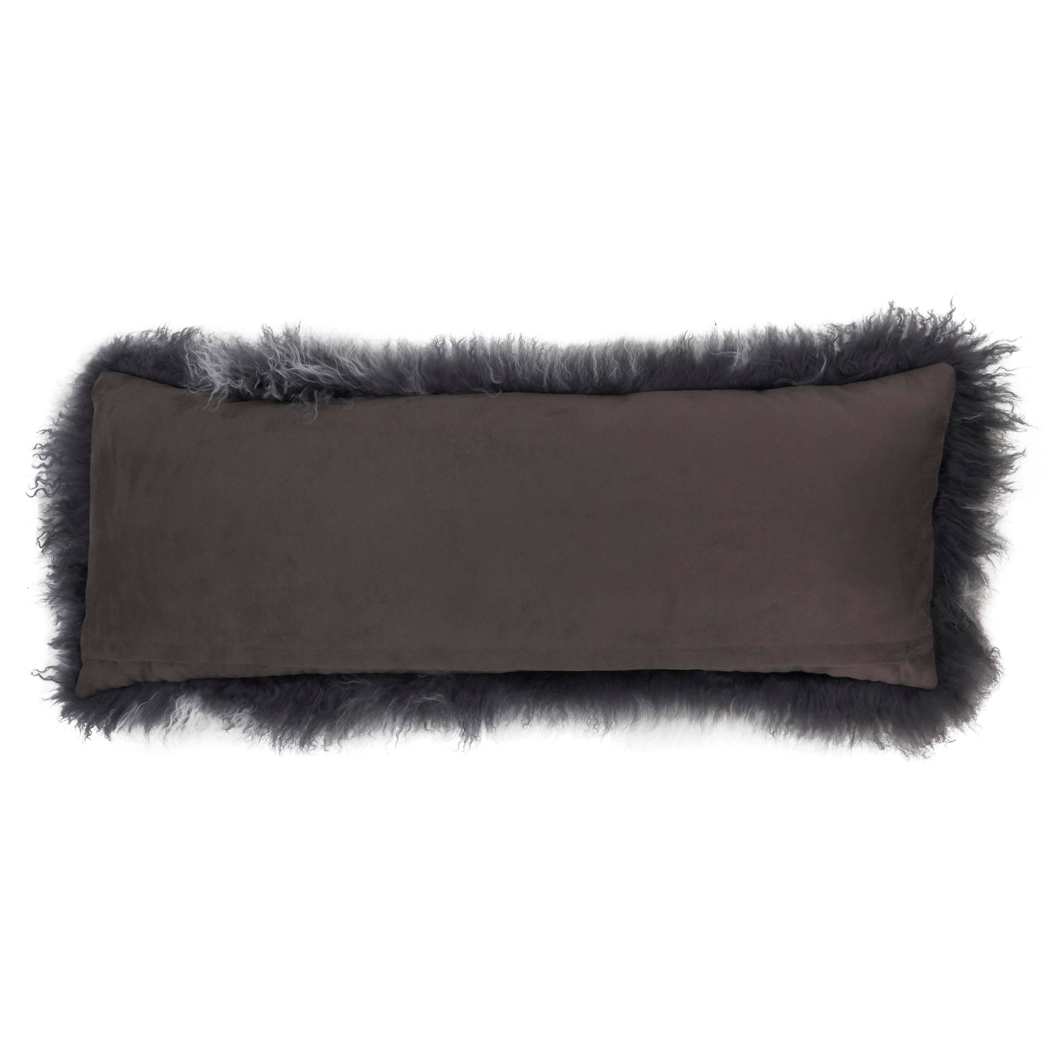 Mongolian Lamb Fur Pillow - Poly Filled