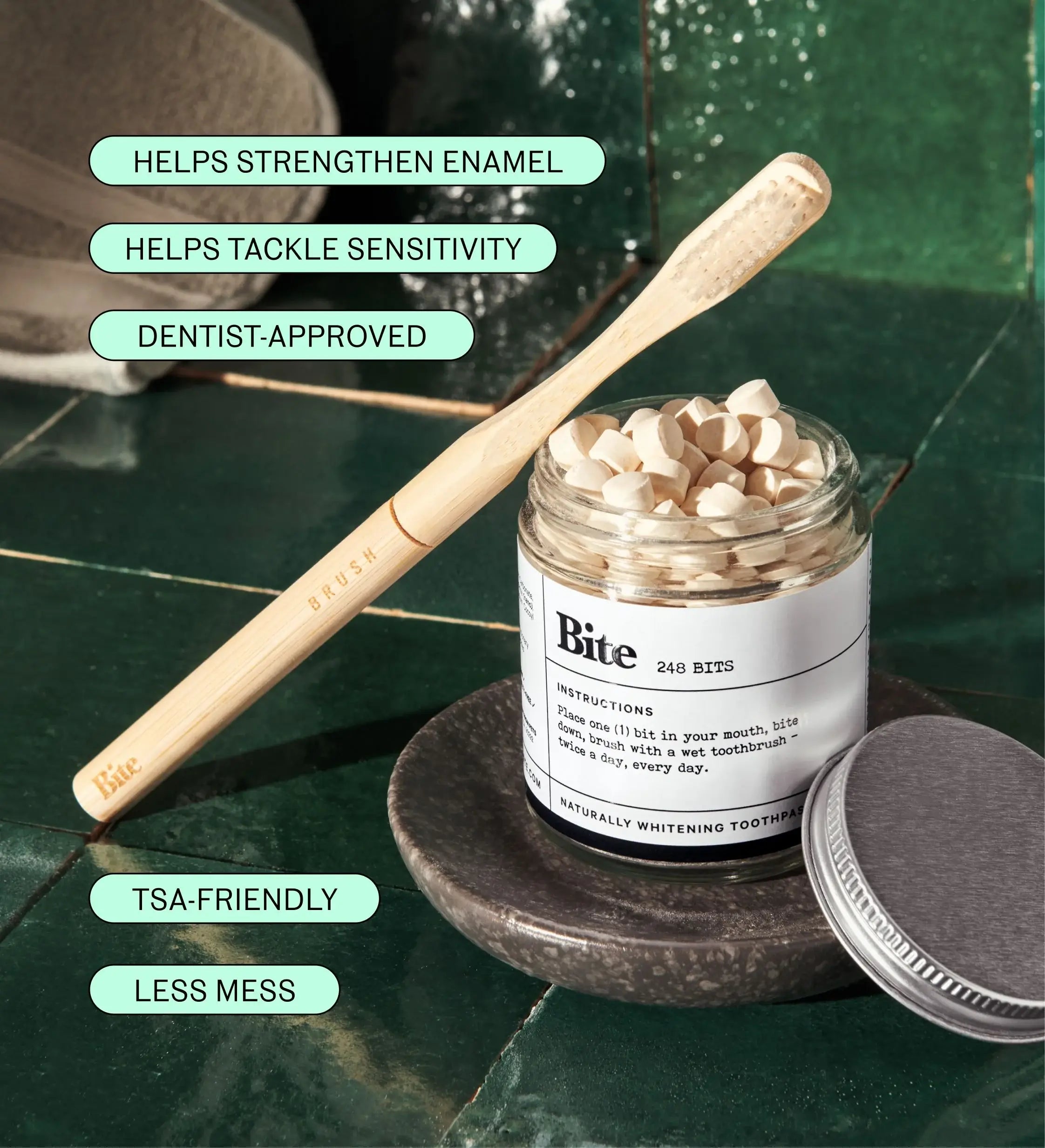 Toothpaste Bits Fluoride-Free - 4oz - Mint