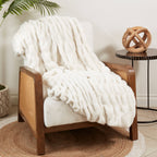 Cuddle Corner Faux Rabbit Fur Throw 50 x 60