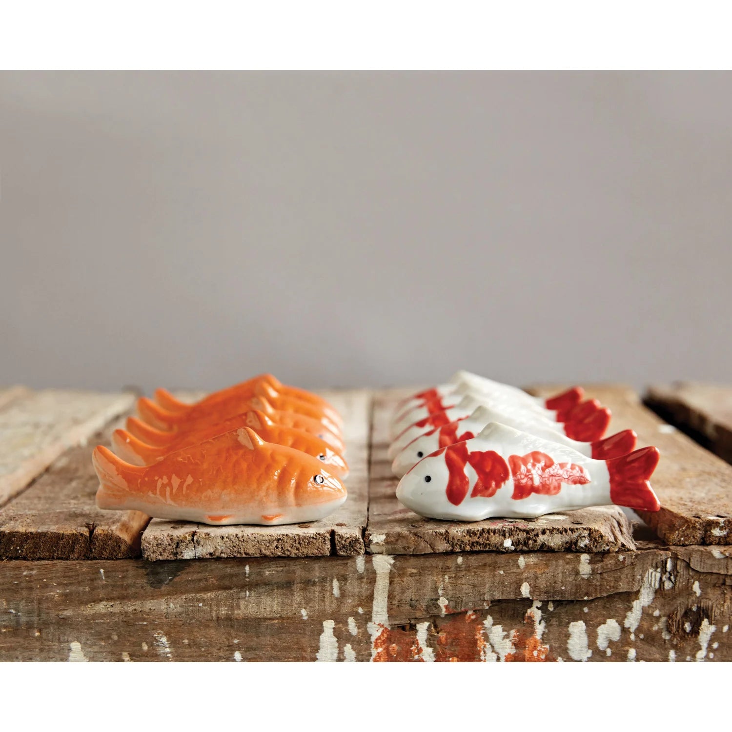 Stoneware Floating Fish, 2 Styles (Small)