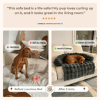Luxurious Cozy Sofa Bed - Pelsbarn Helps Shelter Dogs!