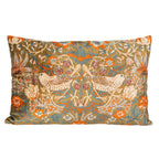 24"L x 16"H Cotton Velvet Printed Lumbar Pillow