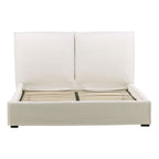 Omari Bed King Off White