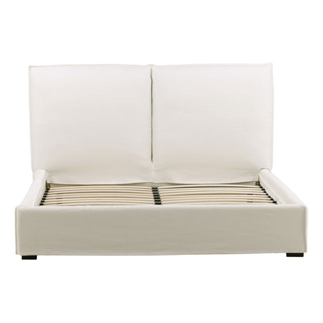 Omari Bed King Off White