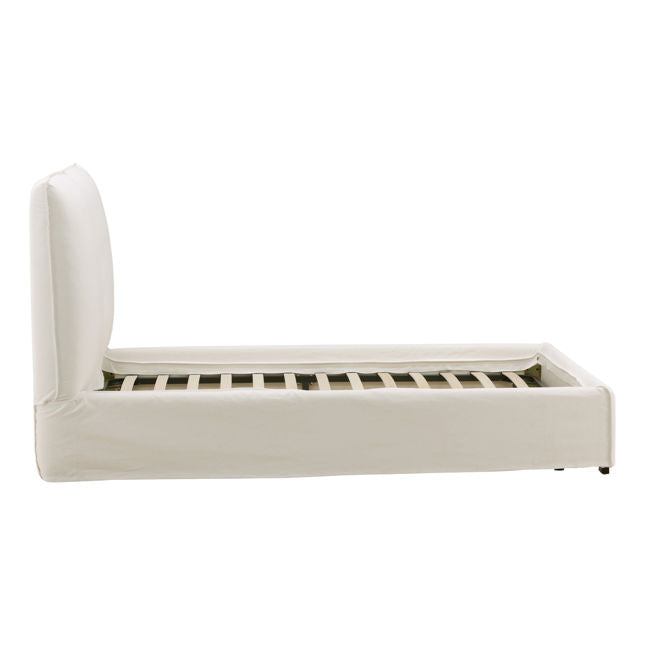 Omari Bed King Off White