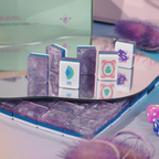 Jade Bloom Mahjong Set - Lavender Cloud 01-02