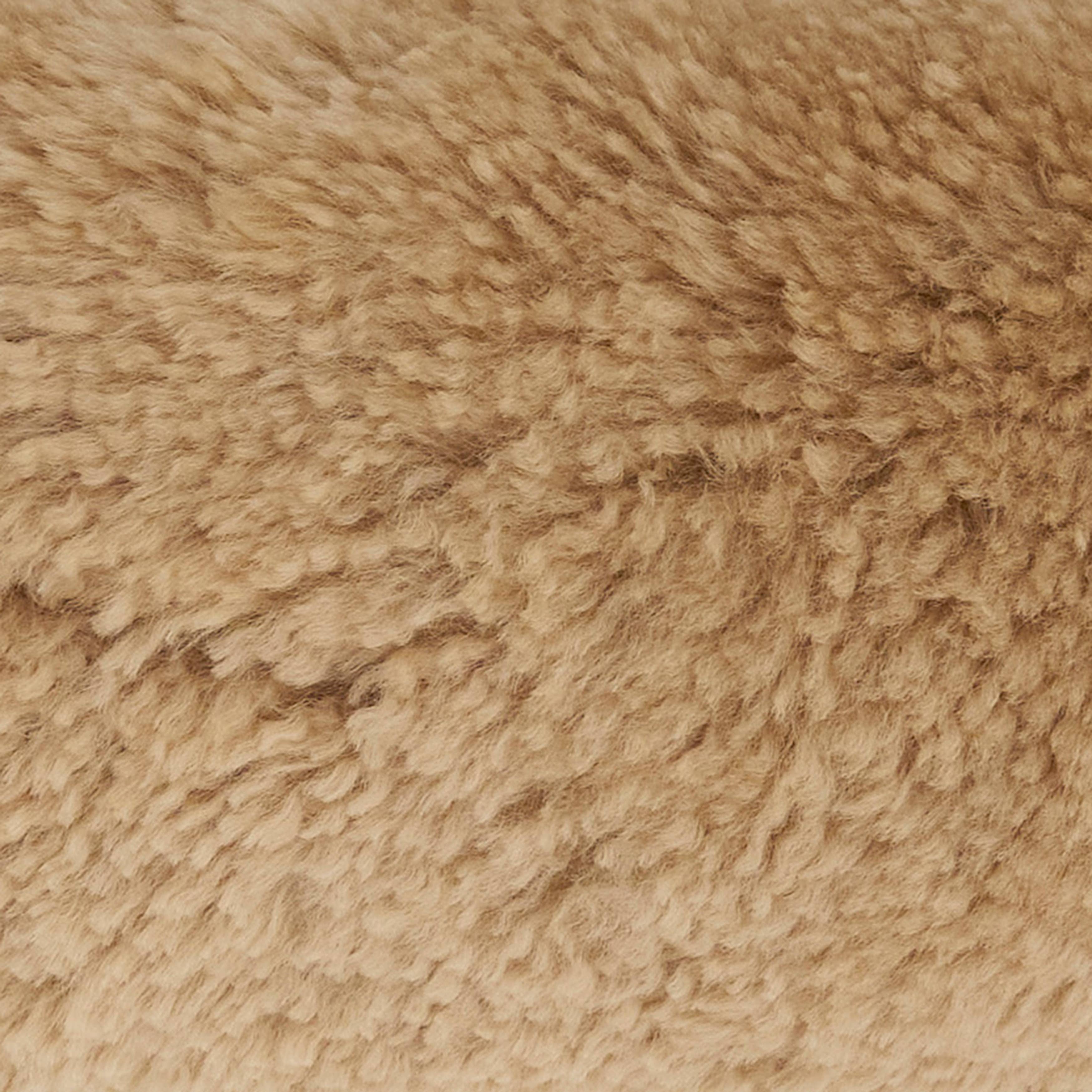 Luxurious New Zealand Sheepskin Bolster Pillow 6x20