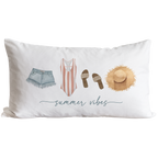 Summer Vibes Pillow Cover + Insert