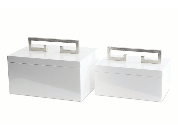 Avondale Boxes Black and Gold (Set of 2)