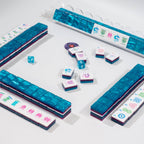 Garden Party Mahjong Set - Sapphire Blue 09-01