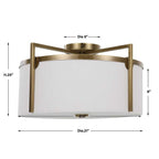 Colfax, 3 Lt Semi Flush