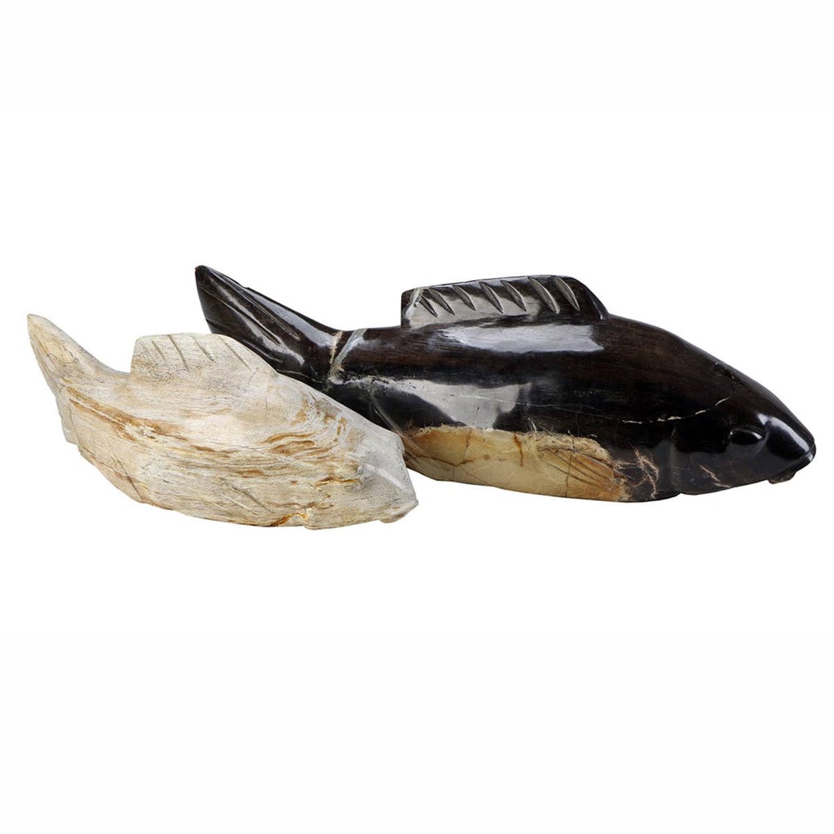 Petrified Wood Koi Fish