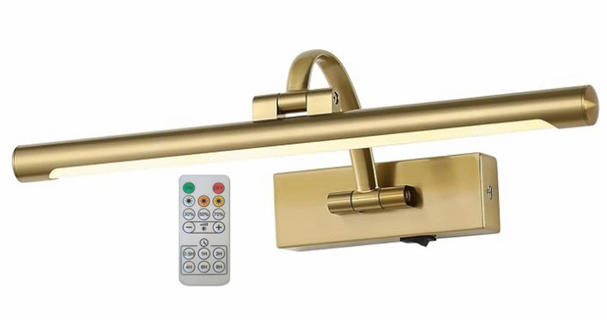 Wall Mount Picture Light (Brass)