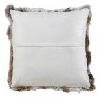 Rabbit Fur Pillow - Poly Filled