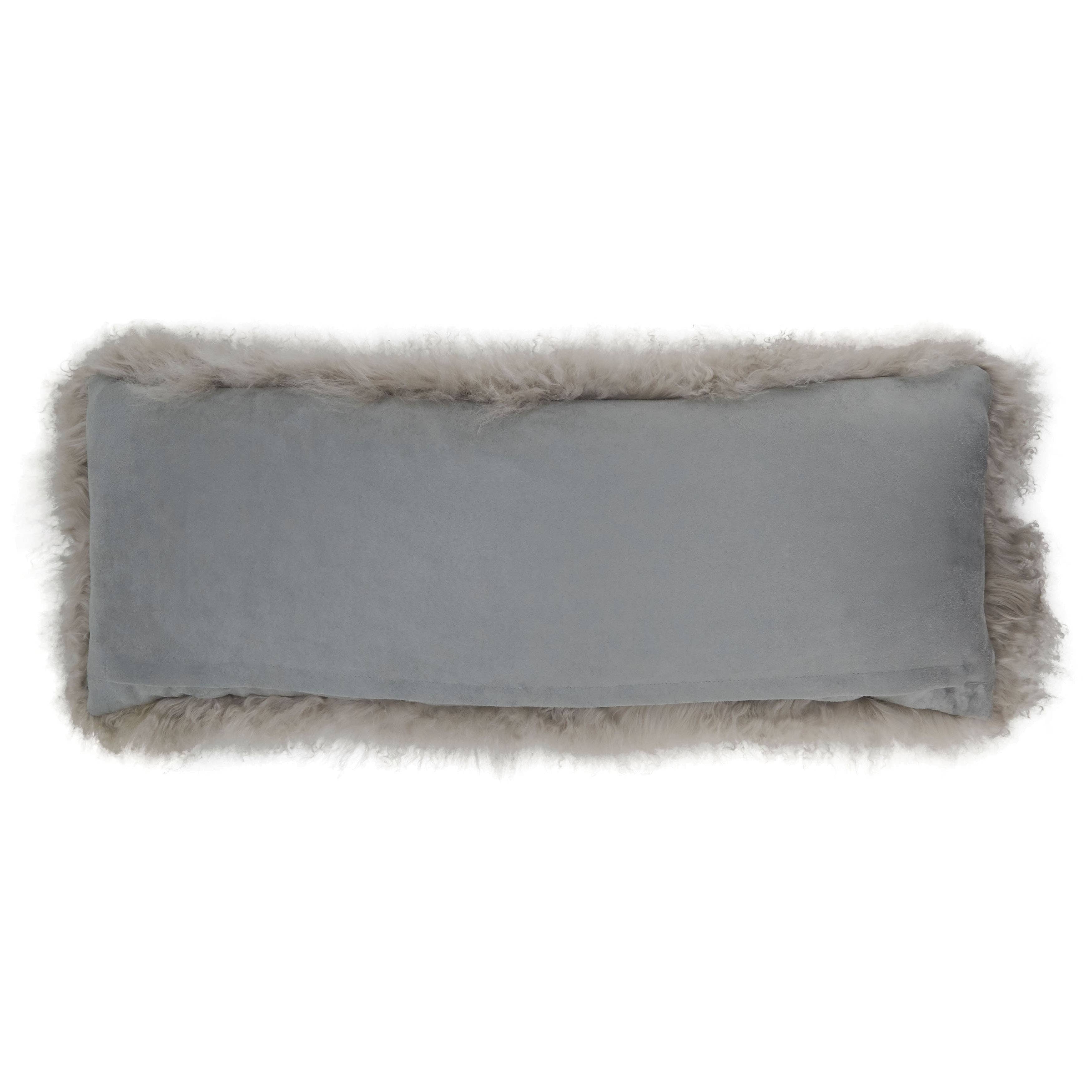 Mongolian Lamb Fur Pillow - Poly Filled