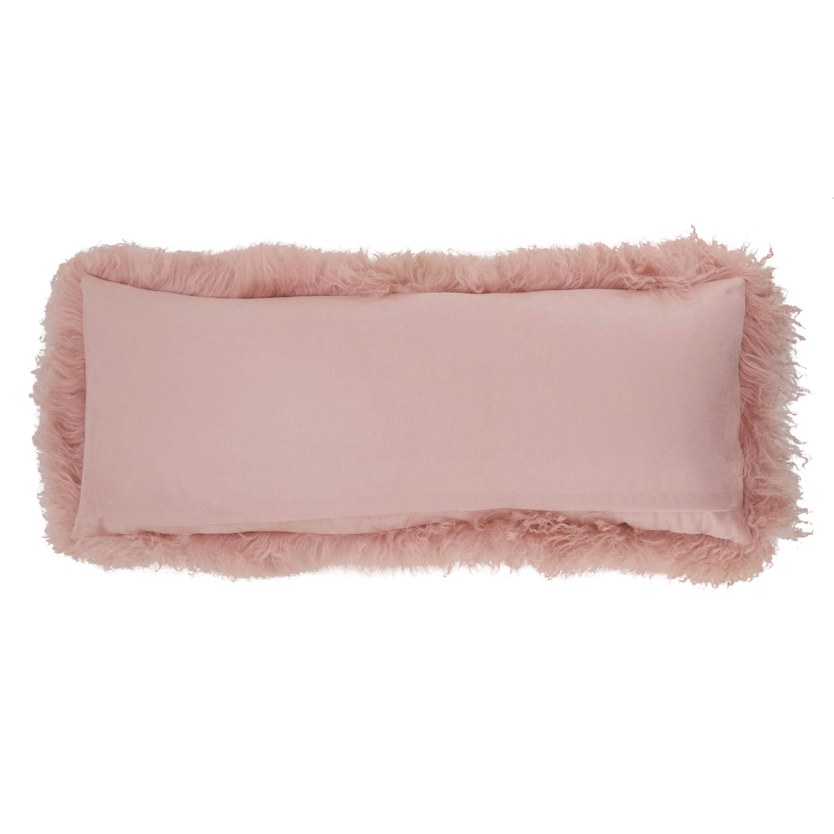 Mongolian Lamb Fur Pillow - Poly Filled
