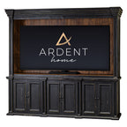 Eagleton Hutch (Top) Sanded Black Caramel Interior