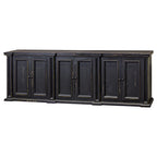 Eagleton Hutch (Top) Sanded Black Caramel Interior