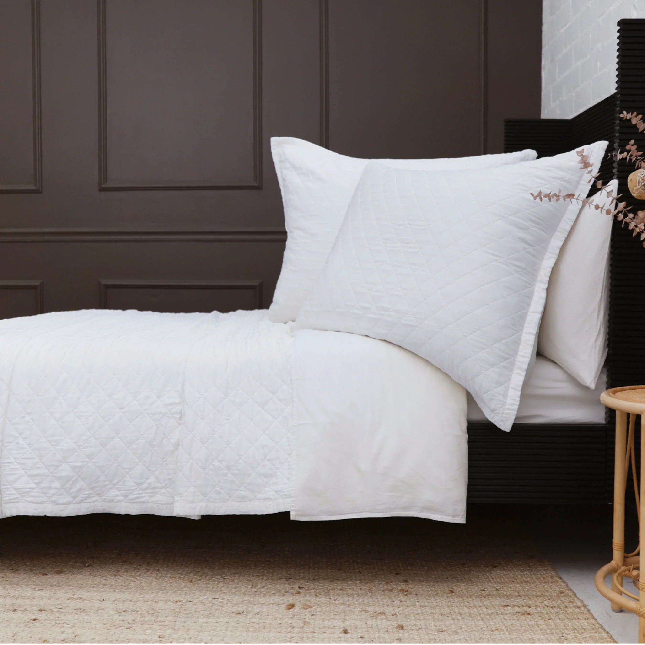 Monaco Coverlet - Ivory