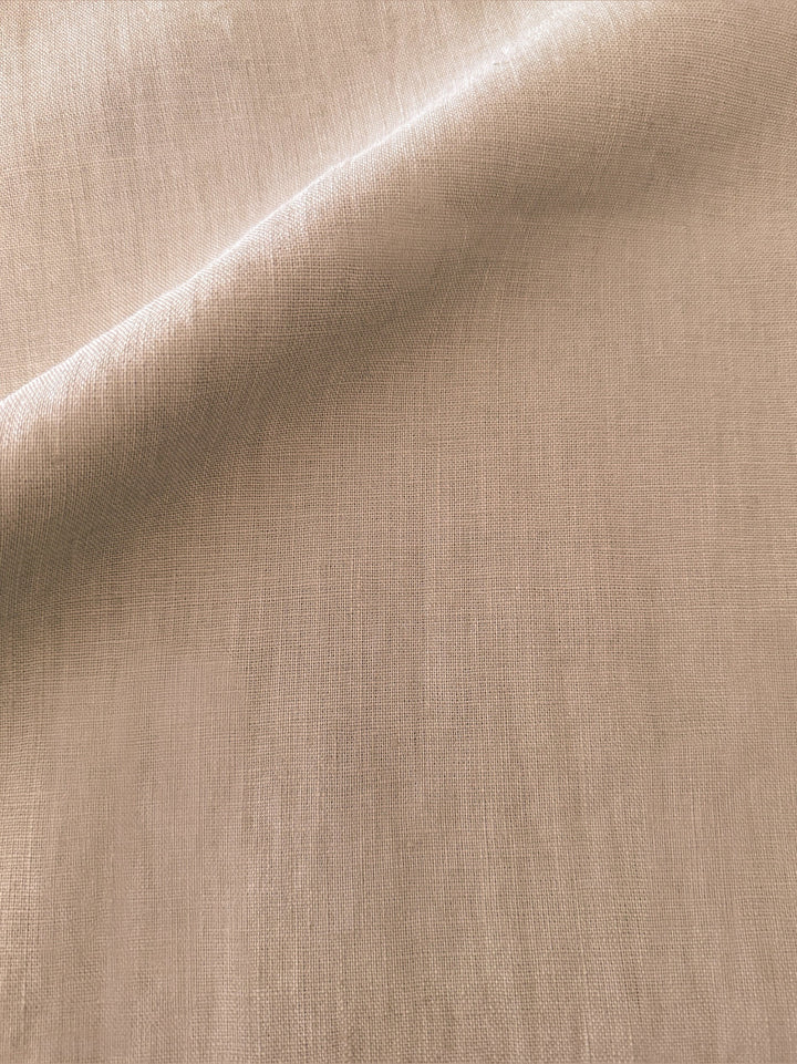 Camel Beige Linen Pillow Sham - Queen
