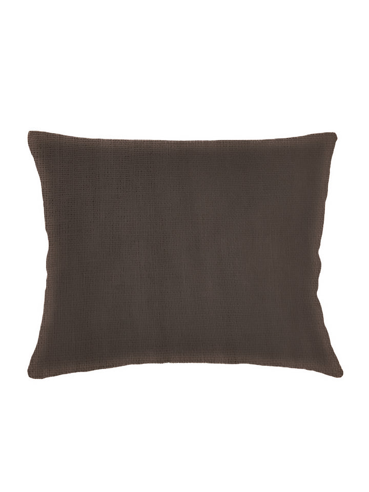 So Soft Linen Cocoa Brown Dutch Euro Pillow 28x36-Down Alternative